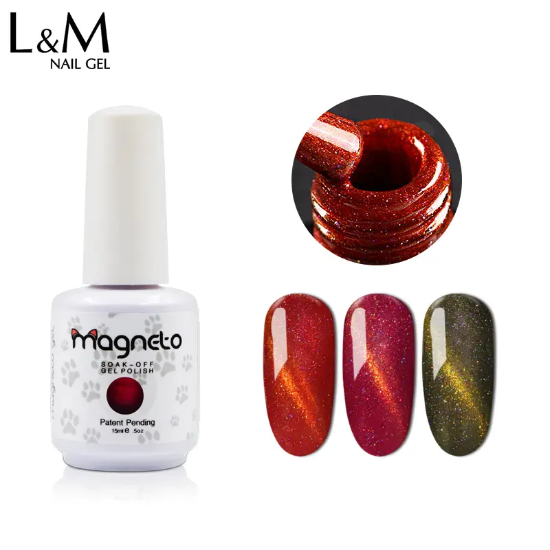 Ibdgel esmalte de unhas cor 12, efeito jade olho de gato unhas uv 15ml