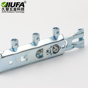 Jiufa Hidden <b>Cabinet</b> Hanging Bracket 80mm Cold Rolled Steel Heavy Duty <b>Kitchen</b> <b>Wall</b> <b>Mount</b> Hardware - Product Image 2