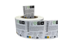 Etiqueta Laminada de Papel de Cobre Adhesivo Premium, Resistente a Desgarros, Ecológica, para Empaque de Artículos de Supermercado, OEM, ODM, Entrega Rápida, UV