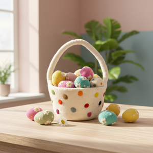 Cestas de Fieltro <span class=keywords><strong>para</strong></span> Huevos de Pascua al por Mayor, Lindas Bolsas de Fieltro <span class=keywords><strong>para</strong></span> Golosinas <span class=keywords><strong>para</strong></span> Fiestas y Celebraciones, Hermosos Cubos Blancos <span class=keywords><strong>para</strong></span> Regalos <span class=keywords><strong>para</strong></span> Niños - Product Image 5
