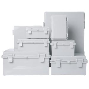 กล่องกระจายพลาสติก ABS กันน้ำกล่องควบคุมไฟฟ้าหัวเข็มขัดกล่องแยกตรวจสอบกลางแจ้ง - Product Image 1