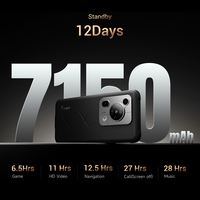 Teléfono Inteligente Fossibot Fashion F112Pro, Teléfono Móvil Resistente de Gama Alta, 5G, 8GB+256GB, Batería de Gran Capacidad, Cámara de 50MP, Android para Uso Profesional