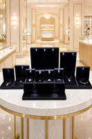 Boîte à bijoux LED de luxe, vente en gros en petites quantités, boîtes à bijoux LED pour la vente au détail, emballage de diamants, boîte à bijoux LED