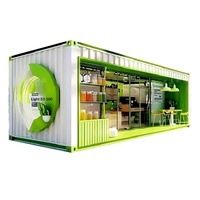 Nouveau modèle CM120 de kiosque en bois de style 'Net Red' pour thé au lait, café et services postaux, personnalisable, conception gratuite, maison en EPS