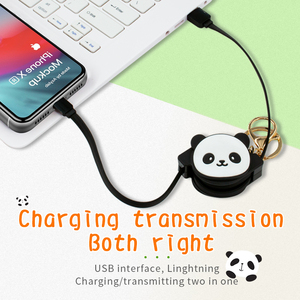 Moda chica llavero retráctil <span class=keywords><strong>Cable</strong></span> de carga Micro Usb <span class=keywords><strong>Cable</strong></span> de carga rápida <span class=keywords><strong>Cable</strong></span> USB retráctil - Product Image 4