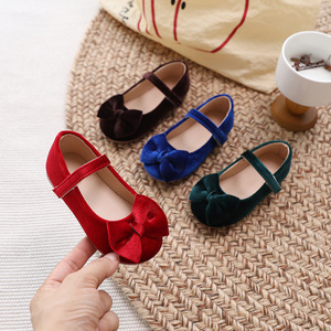 Nuove <span class=keywords><strong>Scarpe</strong></span> Basse da <span class=keywords><strong>Bambina</strong></span> Stile Principessa con Fiocco, Suola in Gomma, per <span class=keywords><strong>Danza</strong></span>, Primavera Autunno - Product Image 2