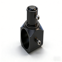 Connecteur en T pliable en alliage d'aluminium usiné CNC de 25 mm à 16 mm pour kit de châssis d'hexacoptère et d'octocoptère