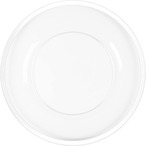 Assiette jetable en PS or rose de 7,5/10,25 pouces avec bordure argentée, plat rond moderne de qualité alimentaire pour la maison ou les fêtes - Product Image 6