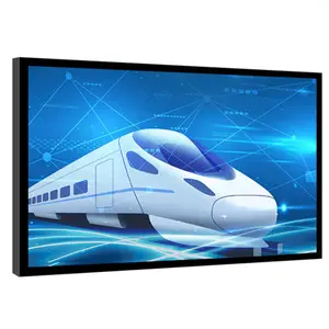 רזולוציה גבוהה 1920*1080 בהירות 26 אינץ ~ 98 אינץ LCD צג עם VGA AV BNC קלט טלוויזיה במעגל סגור צג