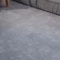 Plancher en PVC stratifié imprimé imitation marbre SPC pour chambre, bureau, cuisine, hôtel avec installation par clipsage