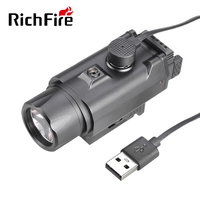 Lampe torche magnétique rechargeable avec laser vert, 1500 lumens, lumière blanche et laser vert, combo lampe torche