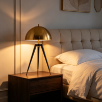 Lampe de table décorative minimaliste créative nordique avec trépied, idéale pour les hôtels, les salons et les chambres à coucher