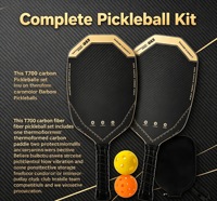 T700 Carbonfaser Pickleball-Schläger-Set Komplettes Pickleball-Kit Großhandel ab Werk