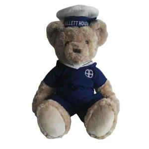 Wholesale High Quality Cute Teddy Bear Plus Toys Sailor Suit Stuffed Teddy Bear Bulk Plush Toys