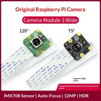 Module de caméra Raspberry Pi 3 grand angle 12 MP avec mise au point automatique, HDR et vision nocturne