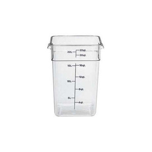 Contenedor Cuadrado para Almacenamiento de Alimentos 20 L, sin Tapa Cambro 22Sfscw135 - Product Image 1