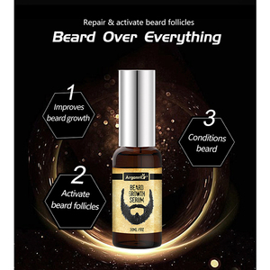 Arganrro-suero para el crecimiento de la barba, sin sulfato, vegana, hierbas, vitamina <span class=keywords><strong>E</strong></span>, aceite de árbol de té, con tu logotipo - Product Image 3