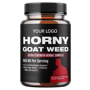 Capsules OEM de Maca et Tongkat Ali pour le soutien des performances masculines adultes - Extrait d'Herbe cornée de chèvre - Déconseillé aux femmes enceintes - Product Image 1