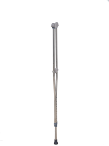 <span class=keywords><strong>Muletas</strong></span> de Acero Inoxidable con Botón de Ajuste Rápido para Rehabilitación Postoperatoria - Product Image 4