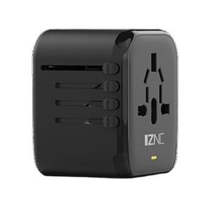 IZNC 2023 Us Au Eu Uk Plugs adaptateur de voyage universel tout-en-un convertisseur de tension 220v à 110v pour Iphone 12 <span class=keywords><strong>Pro</strong></span> 13 <span class=keywords><strong>Mini</strong></span> - Product Image 2