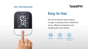 Mesin Monitor kesehatan, untuk Transtek tipe lengan Digital Monitor tekanan darah Remote kesehatan mesin BP kekuatan listrik untuk perawatan rumah telefsehat - Product Image 4