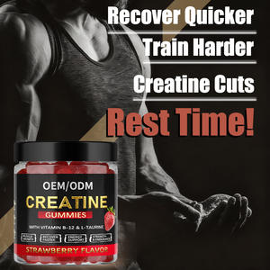 Gummies pour l'endurance musculaire, supplément à croquer infusé à la créatine monohydrate, soutien à la remise en forme, récupération après l'entraînement, stimulation énergétique - Product Image 3