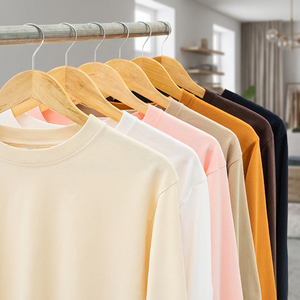 100% Cotton Crew Neck <b>Tshirt</b> Unisex 180g Moisture Wicking Breathable Anti-Pilling Super Soft Regular Fit Casual Style Plain Dyed - Product Image 3