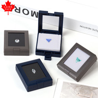 Boîte de présentation carrée en acrylique transparent LAIRE pour bijoux et pierres précieuses en vrac
