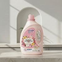 Lessive liquide concentrée 5kg à la mousse de rose parfumée, haute qualité, parfum naturel longue durée, décontamination puissante pour vêtements