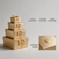Boîte cadeau en carton rigide avec couvercle et base, logo personnalisé, papier mat écologique, emballage pour vêtements en deux parties