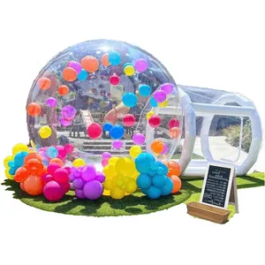 Parti olay düğün için şişme balon çadır ticari kabarcık ev kubbe çadır