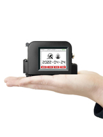 Imprimante à jet d'encre industrielle portable miniature Aisomark de 12,7 mm pour le codage de la date d'expiration/du lot sur les matériaux flexibles, alimentée par USB
