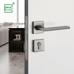 Doorplus, manija de <span class=keywords><strong>puerta</strong></span> <span class=keywords><strong>Exterior</strong></span> DE PRIVACIDAD Popular moderna, manija de <span class=keywords><strong>puerta</strong></span> de tracción dorada y negra, manija de <span class=keywords><strong>puerta</strong></span> Interior con cerradura para Baño - Product Image 3
