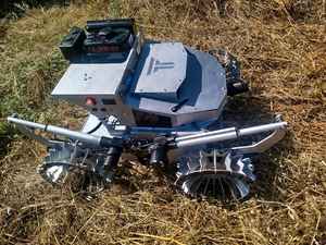 เครื่องตัดหญ้าควบคุมระยะไกล Loncin Engine ระบบขับเคลื่อน 4 ล้อ สำหรับงานอุตสาหกรรม ตัดหญ้าบนพื้นที่ลาดชัน แบบไฮบริด - Product Image 4