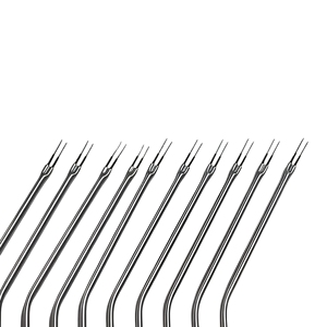 10 Sondas Nasales Bipolares de Acero Inoxidable Reutilizables de 17.5cm, Instrumento Electroquirúrgico Esterilizado a Alta Temperatura para - Product Image 2