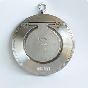 Clapets anti-retour ultra-minces H74 fournis par le fabricant, à disque unique, pour l'huile et l'eau - Product Image 1