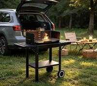 Barbecues au charbon de bois de luxe pour l'extérieur, de qualité commerciale, pour la cuisson, le camping et le barbecue, vente en gros, par le fabricant