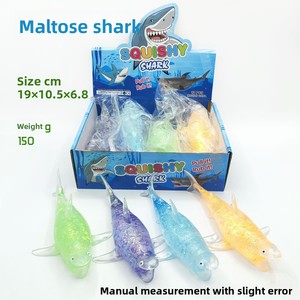 Juguetes de Peluche Extra Grandes y Suaves con Forma de Tiburón, Juguetes Antiestrés de Compresión Lenta, Juguete Sensorial - Product Image 6