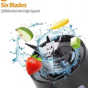 Logo Customized Free Sample Portable Freshly Rechargeable Blender Personal Bottle With Multi-Purpose <b>Juice</b> Juicer - Product Image 2