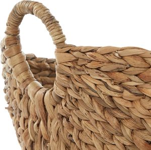Decorative and Functional <strong>Storage</strong> <strong>Basket</strong> <strong>Large</strong> Woven <strong>Basket</strong> Organizer with Ring Handles - Product Image 5