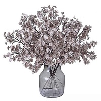 Realistische Handgefertigte Seiden-Schleierkraut 12-teilige Blumen DIY Hochzeit Party Tischdekoration Heim-Dekor