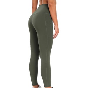 New Top Selling <b>Women</b> Solid Seamless Yoga <b>Leggings</b> High Waist Elastic Breathable Full Length <b>Leggings</b> For <b>Women</b> - Product Image 3