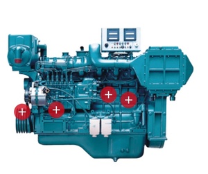 เรือเดินทะเลใหม่ เครื่องยนต์ดีเซลยูชัย 4 จังหวะ 4 สูบ มาตรฐานไอเสีย IMO Tier II 12V 4000 แรงม้า 9.9-70 แรงม้า - Product Image 1