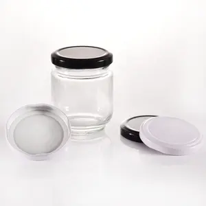 Einmach glas Deckel Ersatz PVC-Kleber 63mm Glas deckel Metall abdeckung für versiegelte Essiggurke Marmelade Einmach glas
