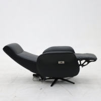 Geeksofa-Chaise de loisirs électrique en tissu microfibre, avec double moteur et massage pour personnes âgées.