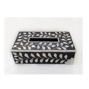 Best Quality Modern Tissue Box Holder For Home And Office Decorative <b>Tabletop</b> <b>Storage</b> Organizer Available At Competitive Price - Product Image 5