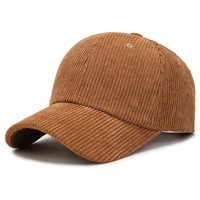 Casquettes de baseball de luxe ajustables en sergé de coton et velours côtelé de haute qualité pour hommes et femmes – Modèles de créateurs tendance