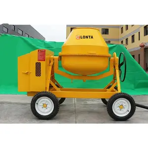 Lonta JH500S-S 500l 2 Zakken Draagbare Verticale Elektrische Diesel Beton Mortel Cement Betonmixer In Kalkoen