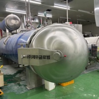 Autoclave en acier inoxydable haute température et haute pression pour la stérilisation des moteurs/pompes, idéal pour les boulangeries, les moulins à farine, les vignerons et l'industrie de la viande.