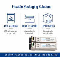 Module optique émetteur-récepteur à fibre unique 10 Gigabit SFP+ BIDI 60 km avec connecteur LC monomode